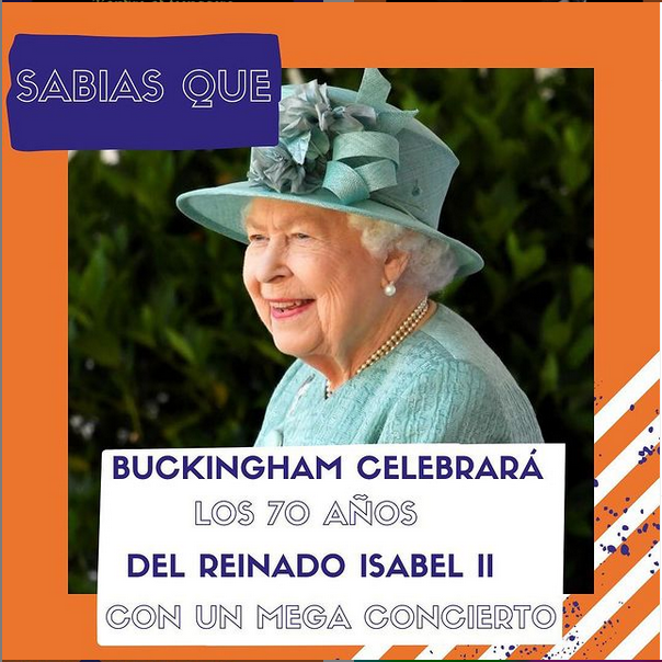 La Reina Isabel II celebra 70 años en el trono británico.