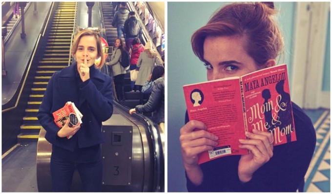 Emma Watson escribió notas ocultas en libros que dejó en el metro de Londres